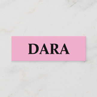 Mini Carte de visite