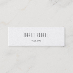 Mini Carte de visite à la mode professionnel mince