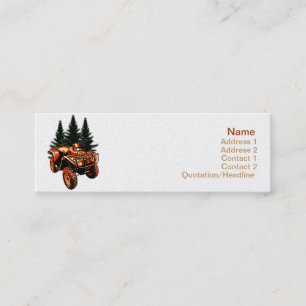 Mini Carte de visite à quatre roues