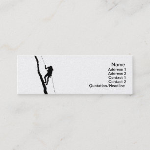 Mini Carte de visite alpiniste