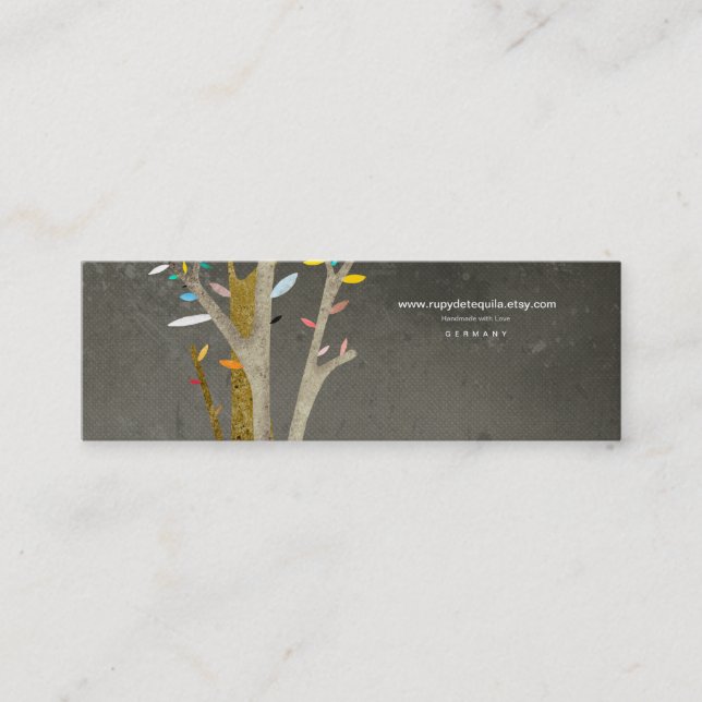 Mini Carte de visite arbre (Devant)