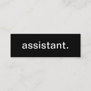 Mini Carte de visite auxiliaire