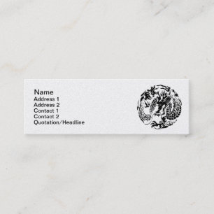 Mini Carte de visite Black Dragon