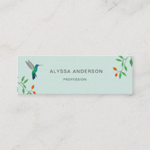 Mini Carte de visite Colibri