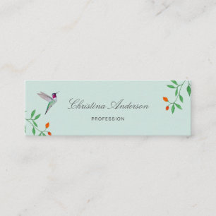 Mini Carte de visite Colibri de Californie