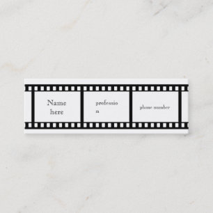 Mini Carte de visite de bande de film