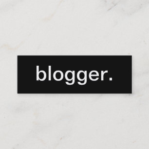 Mini Carte de visite de Blogger