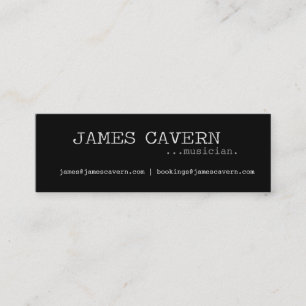 Mini Carte de visite de caverne de James