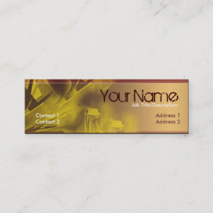 Mini Carte de visite de Grunge de l'industrie