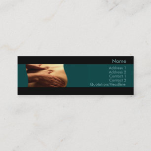 Mini Carte de visite de massage