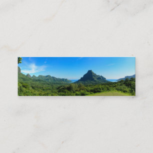Mini Carte de visite de panorama de Moorea