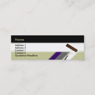 Mini Carte de visite de peinture intérieur