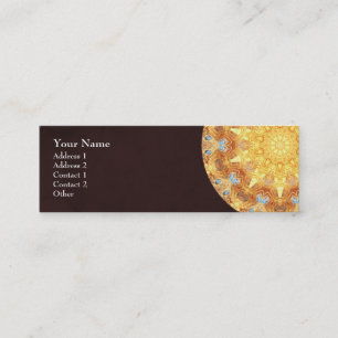 Mini Carte de visite de profil de mandala de
