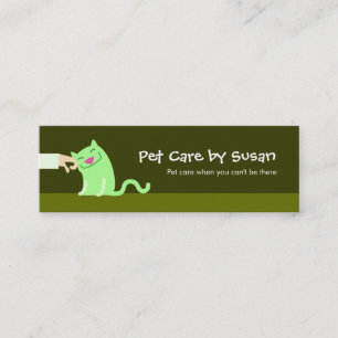 Mini Carte de visite de soins pour animaux domestiques