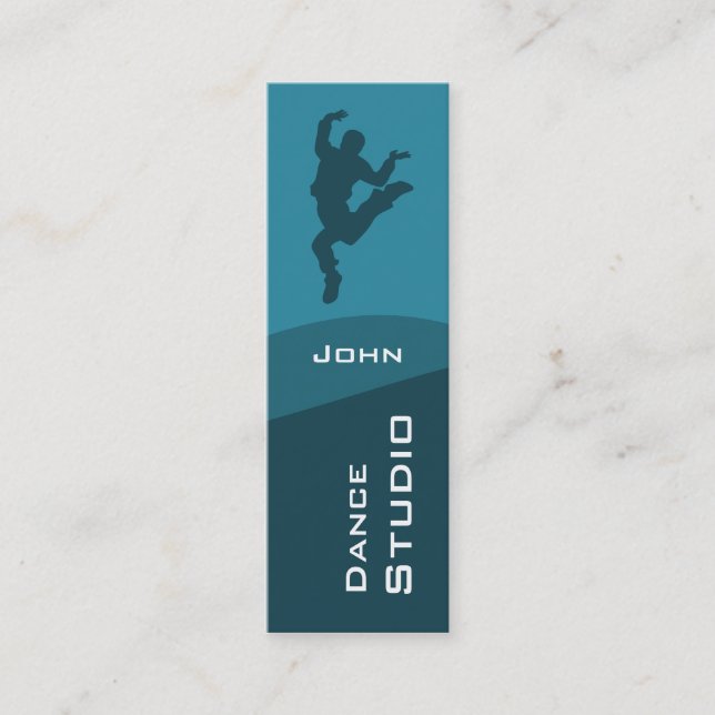 Mini Carte de visite de studio de danse (Devant)