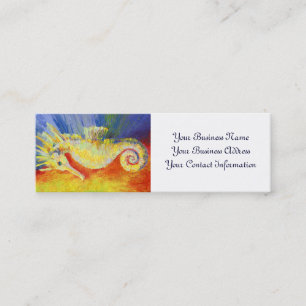 Mini Carte de visite d'hippocampe
