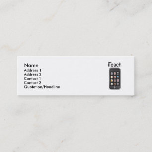 Mini carte de visite d'iteach