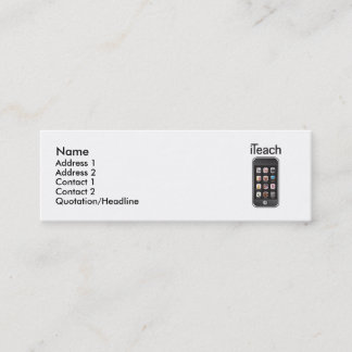 Mini carte de visite d'iteach