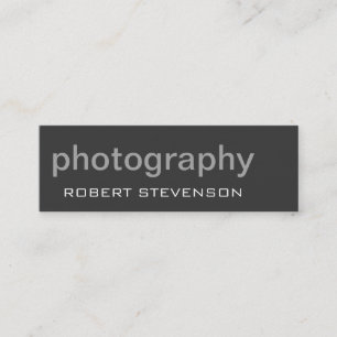 Mini Carte de visite du photographe tendance Grey Skinn