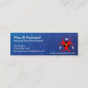 Mini carte de visite du plan B
