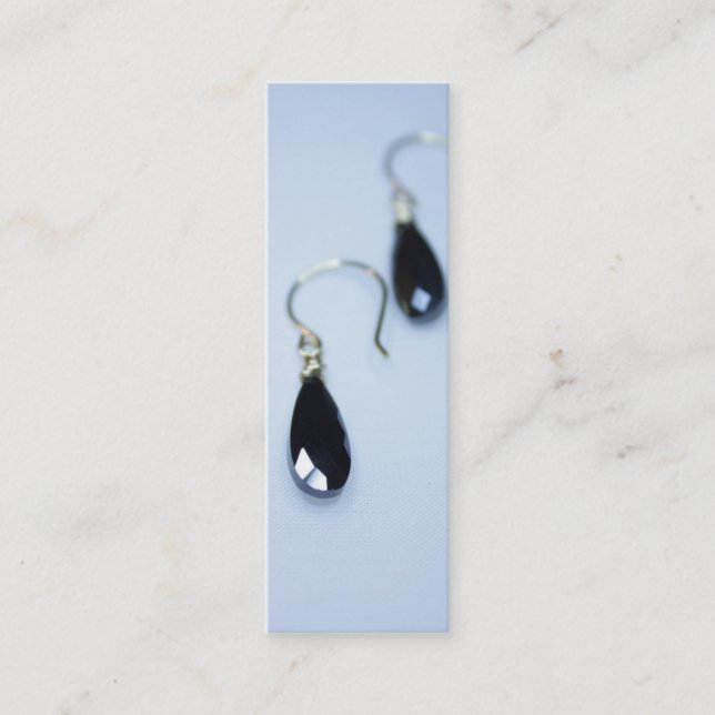 Mini Carte de visite maigre de bijoux (Devant)