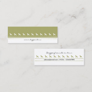 Mini Carte de visite mince Great Dans