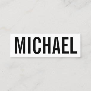 Mini Carte de visite moderne audacieux professionnel