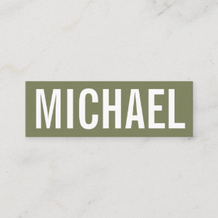 Mini Carte de visite moderne professionnel minimaliste