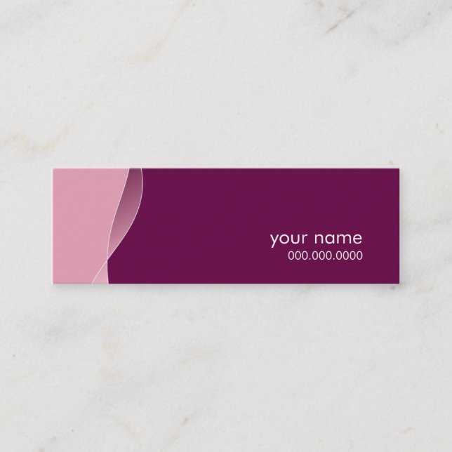 MINI CARTE DE VISITE :: nage 6 (Devant)