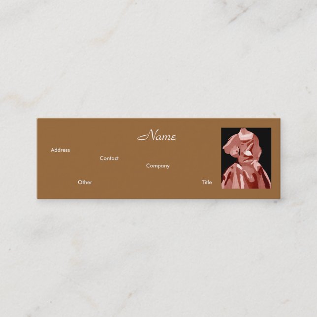 Mini Carte de visite Neutral III (Devant)
