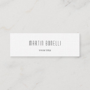 Mini Carte de visite professionnel mince