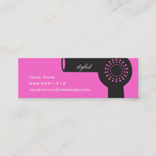 Mini Carte de visite professionnelle de visite maigre