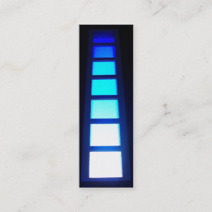 Mini Carte de visite signet Blue Window