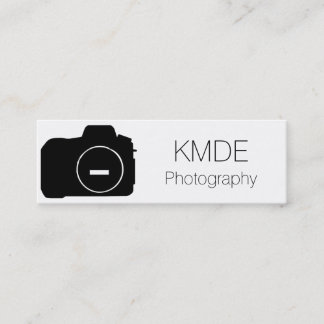 Mini Carte de visite simple de photographie