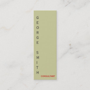 Mini Carte de visite simple et élégant