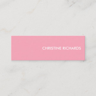 Mini carte de visite simple moderne professionnel