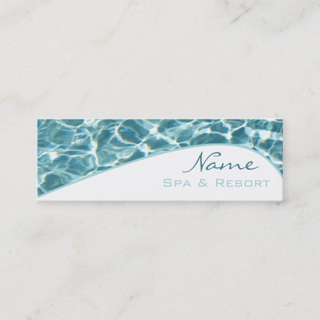 Mini Carte de visite spa (Devant)