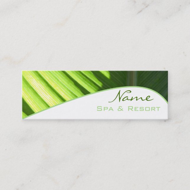 Mini Carte de visite spa (Devant)