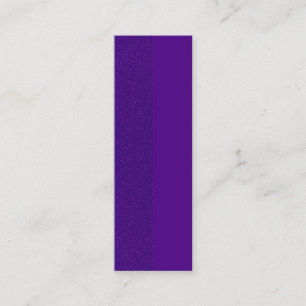Mini Carte de visite vertical violet à deux tons - Pers