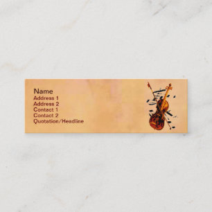 Mini Carte de visite violon