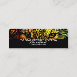 Mini Carte de visite Wolves Eyes