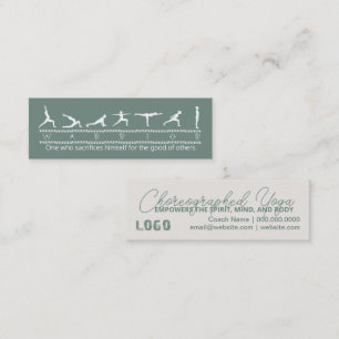 Mini Carte de visite Yoga