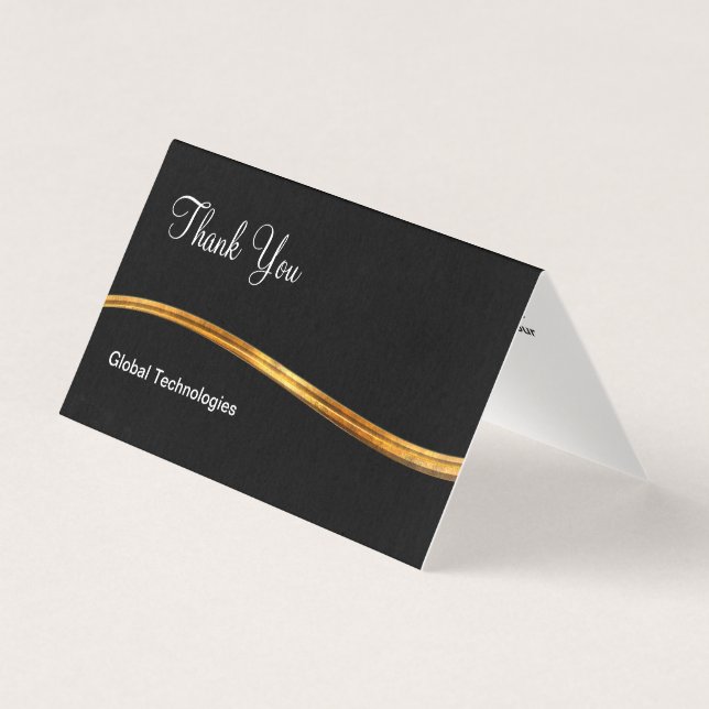 Mini Cartes de Remerciements Professionnelles Clas (Devant)