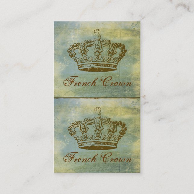 Mini cartes de visite professionnelle ou (Devant)