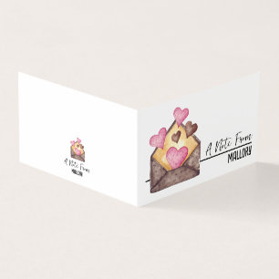 Mini Cartes Lunchbox personnalisées avec votre nom
