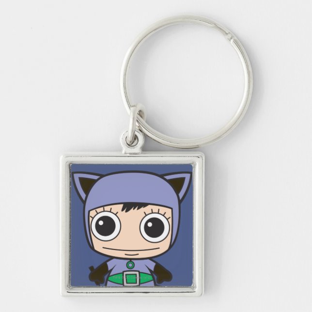 Mini Cat Woman Keychain (Front)