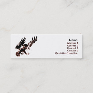 Mini Chasse Carte de visite d'aigle