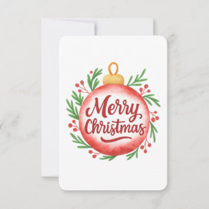 Mini Christmas Sticker Set – Festive Holiday Sayin Thank You Card