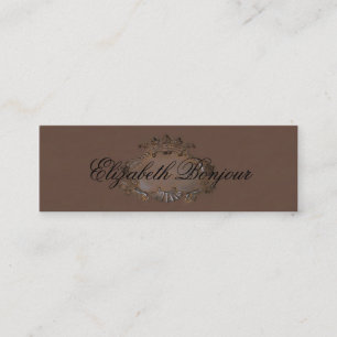 Mini Cimier ~ Carte de visite / Emblem Couronne royale 