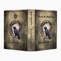 Livre des ombres Grimoire Corbeau magique Shabby G